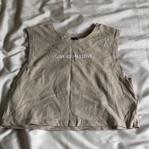 4 for $20 - Cropped Muscle Tee